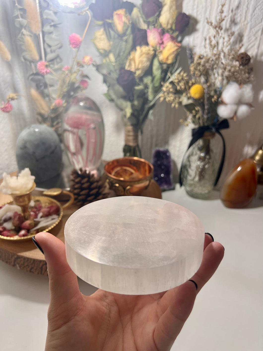 Selenite charging plate