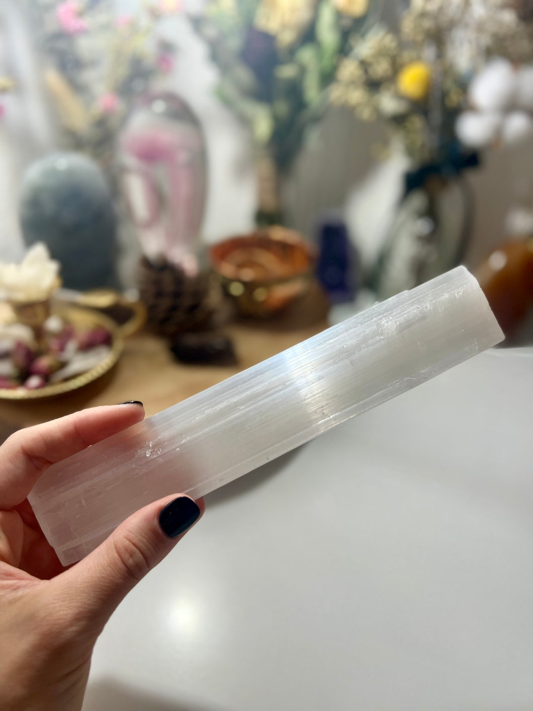 Selenite Wand