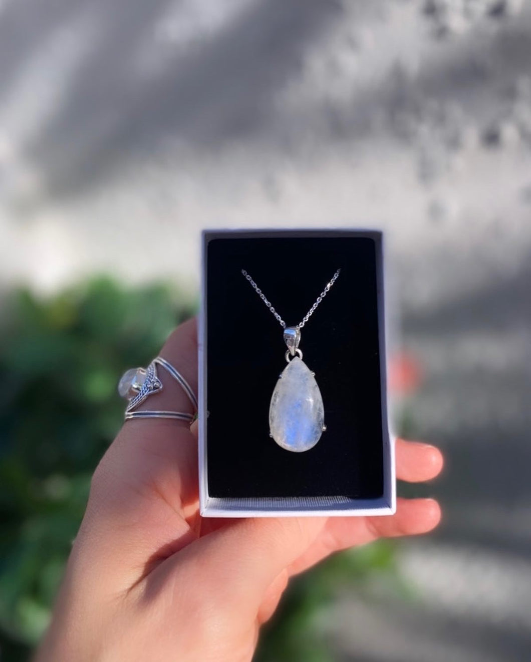 Moonstone Sterling Silver Pendant