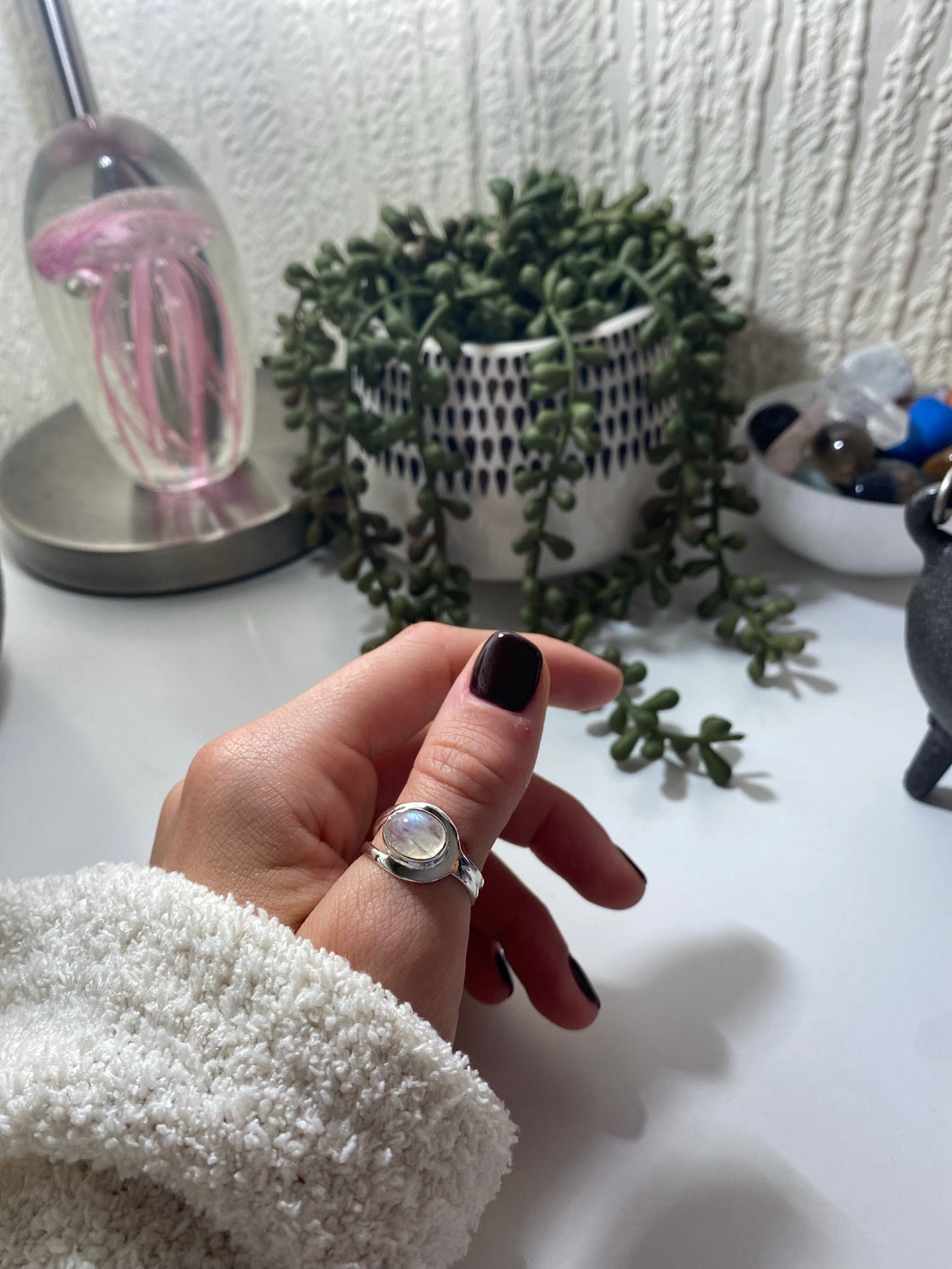 MoonStone Sterling Silver Ring