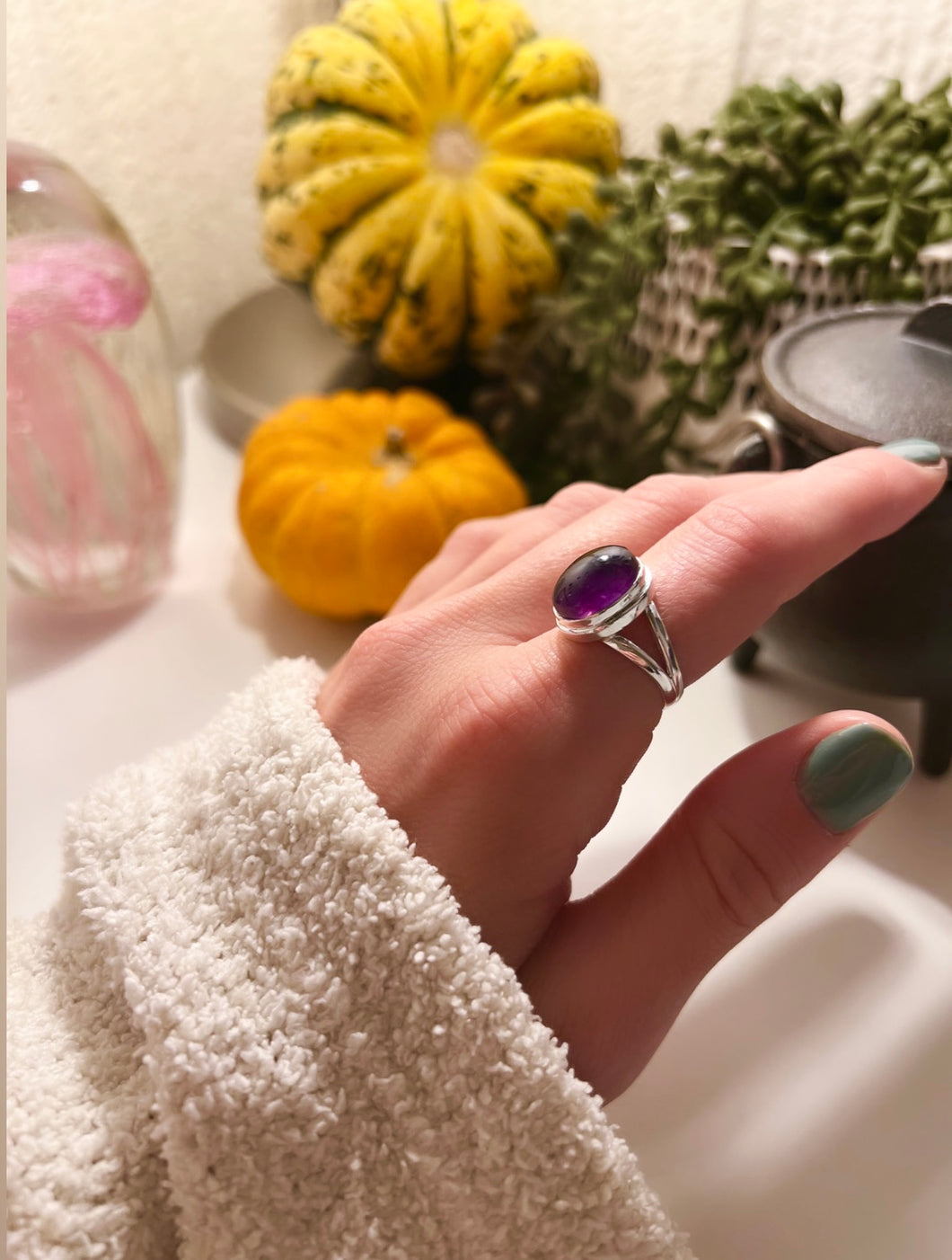 Amethyst Sterling Silver Ring