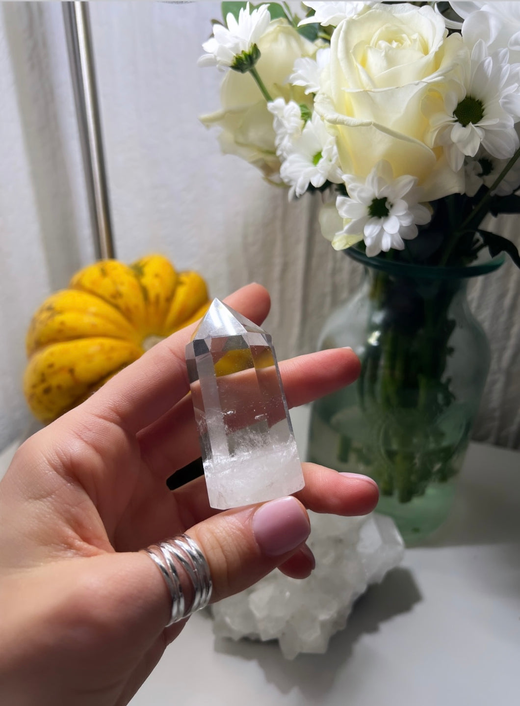 Clear Quartz Tower