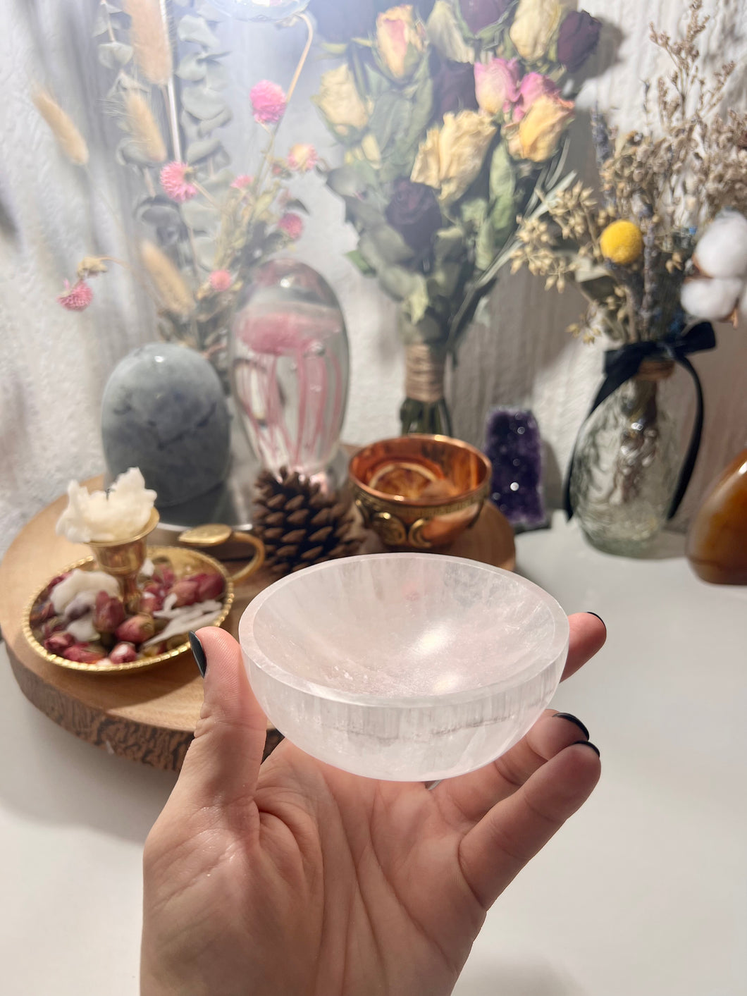 Selenite charging bowl