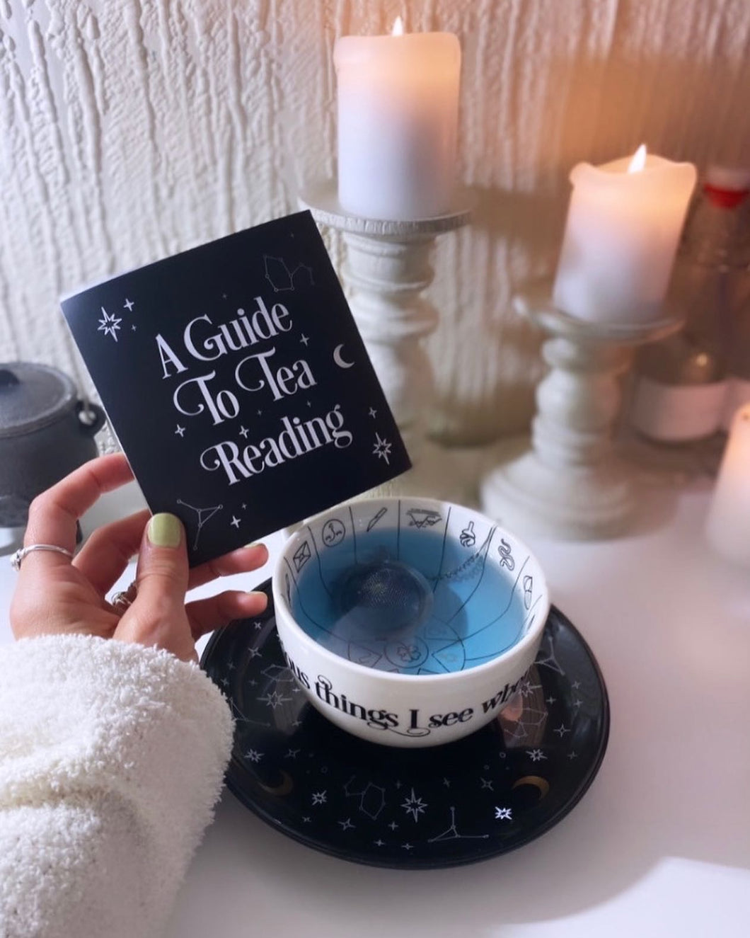 Divination Tea Reading Cup & Guide