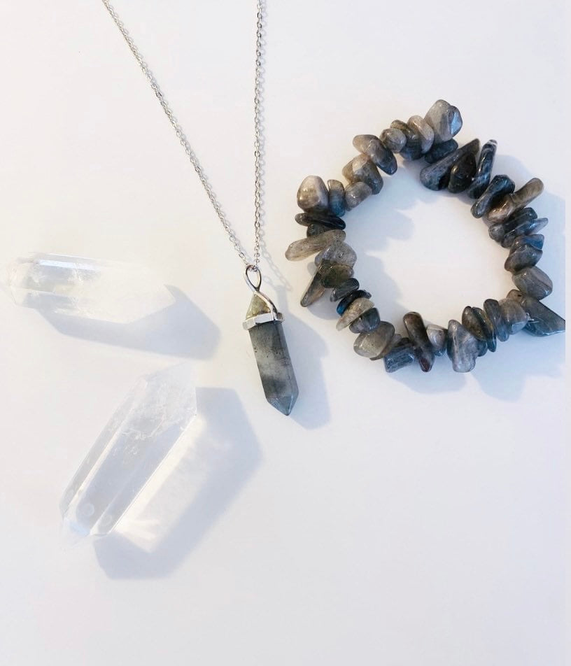 Labradorite Jewellery Set