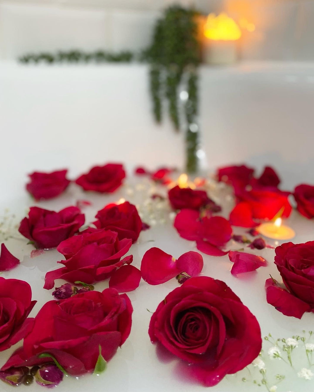 Rose & Coconut Milk Bath Ritual